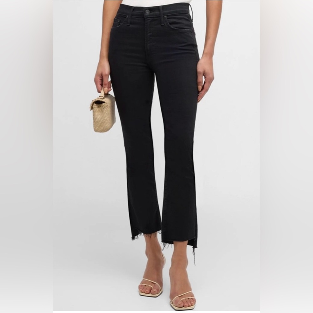 Mother The Insider Crop Step Fray Jeans